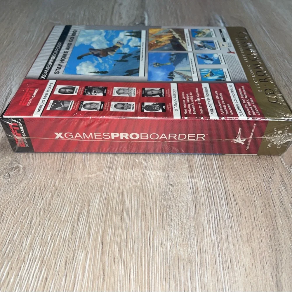 ESPN X Games ProBoarder CD-ROM Classics (PC 1998, 1999) Big Box Factory Sealed
